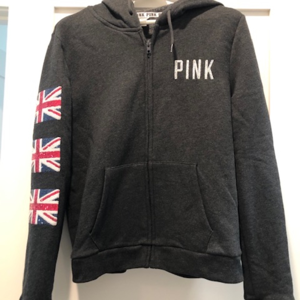 NWOT London Union Jack Victoria's Secret Pink Hoodie